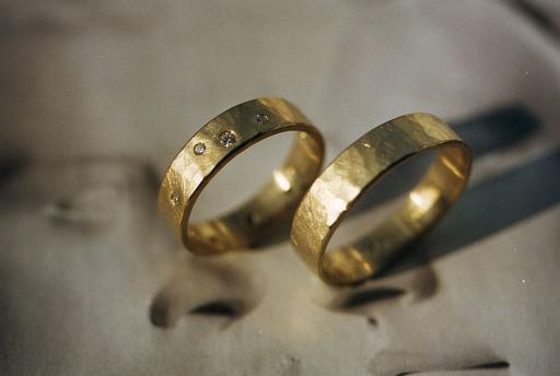 Wedding bands "Forged"